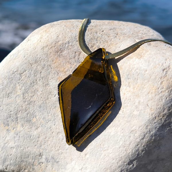 Halskette -Alva braun-