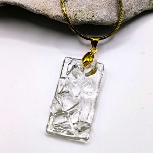 Halskette -Tyske transparent-